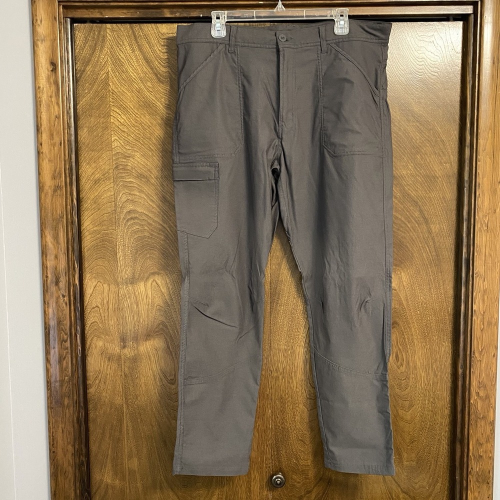 Great Northwest Clothing 38x30 Gray Men's Hiking Pants Cargo Outdoor Nylon Gear